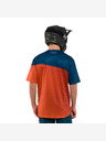 Horsefeathers Cyklistický dres Quantum - petrol/burnt orange HORSEFEATHERS