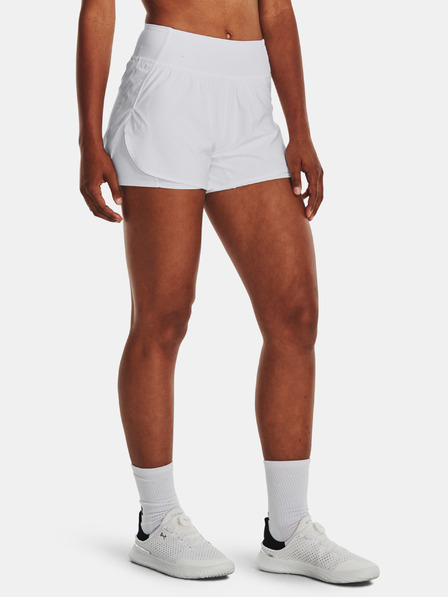 Under Armour Dámske kraťasy Under Armour Flex Woven 2-in-1 Short-WHT