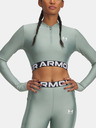 Under Armour Dámske tričko Under Armour HeatGear Rib 1/4 Zip LS