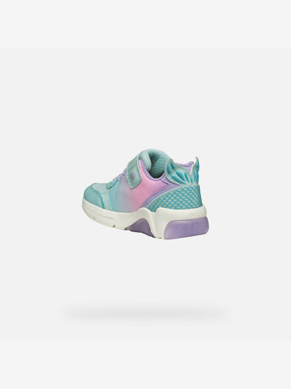 Geox Tyrkysové dievčenské tenisky Geox Fadinlight