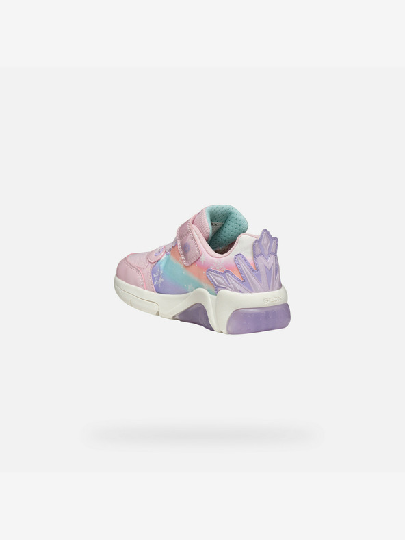 Geox Ružové dievčenské tenisky Geox Fadinlight