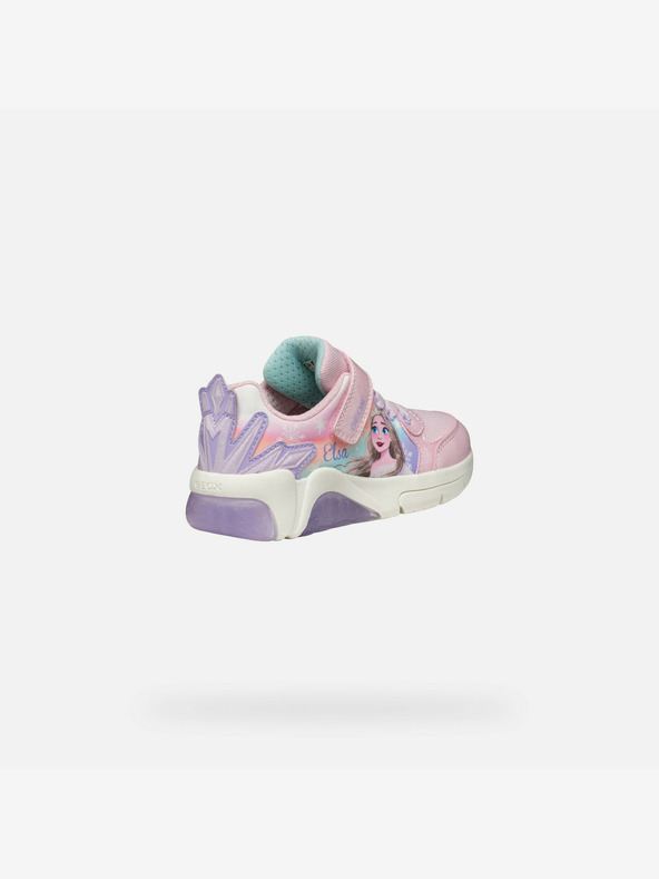 Geox Ružové dievčenské tenisky Geox Fadinlight