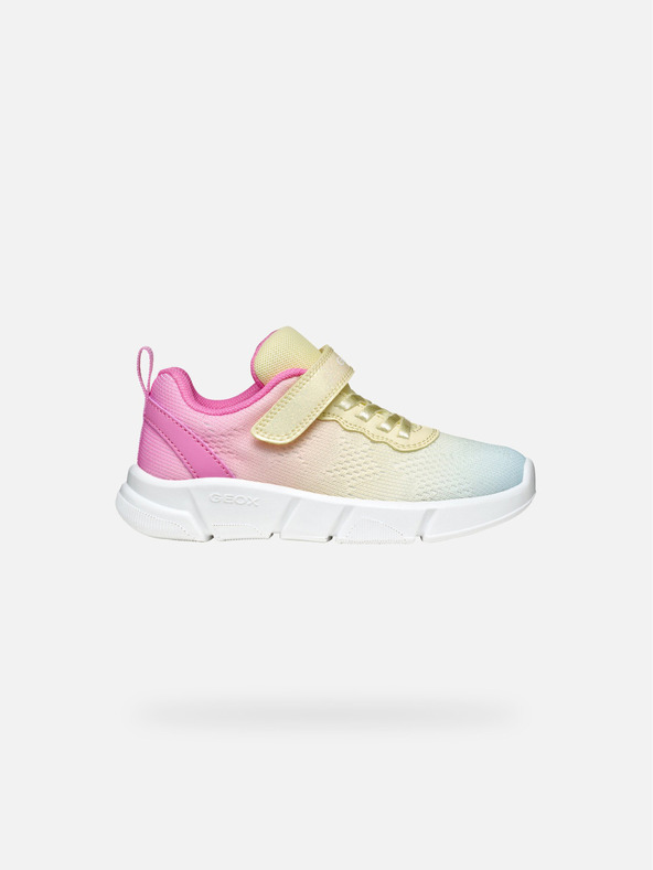 Geox Ružové dievčenské tenisky Geox Aril