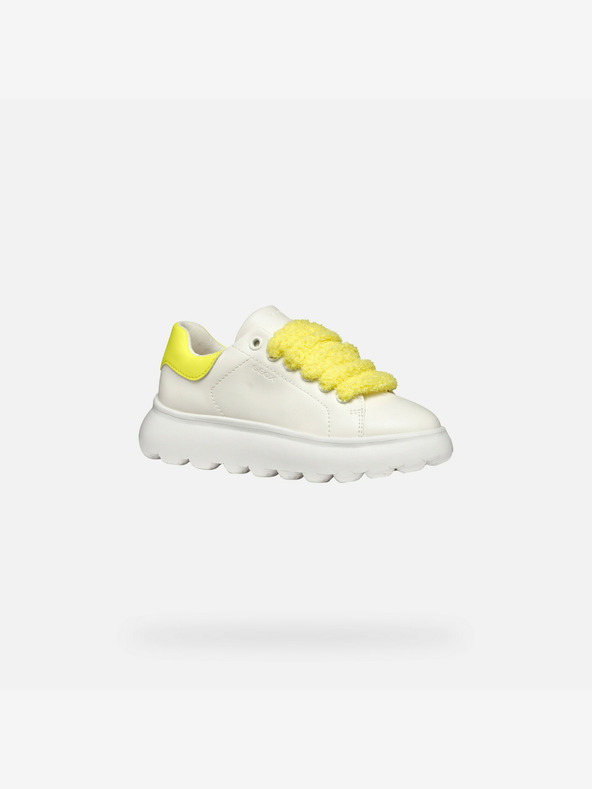 Geox Biele dievčenské tenisky Geox Puffypop