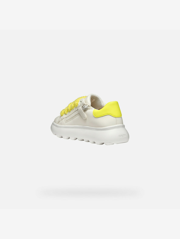 Geox Biele dievčenské tenisky Geox Puffypop