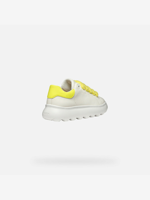 Geox Biele dievčenské tenisky Geox Puffypop