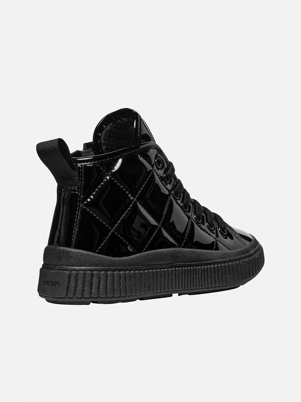 Geox Čierne dievčenské tenisky Geox Laquinny