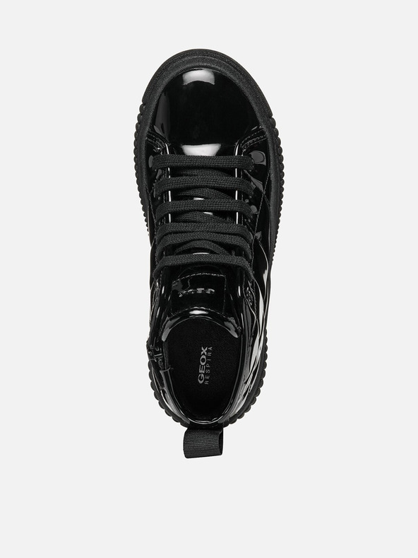 Geox Čierne dievčenské tenisky Geox Laquinny