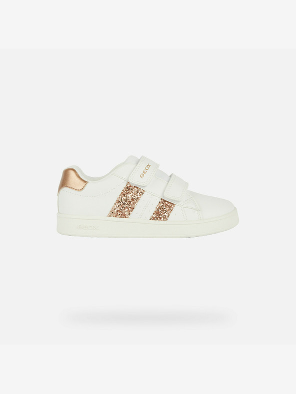Geox Biele dievčenské tenisky Geox Eclyper