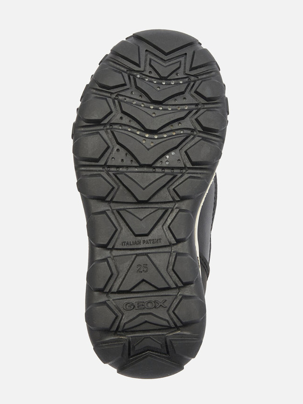 Geox Tmavomodrá dievčenská zimná obuv Geox Trekkyup B Ab