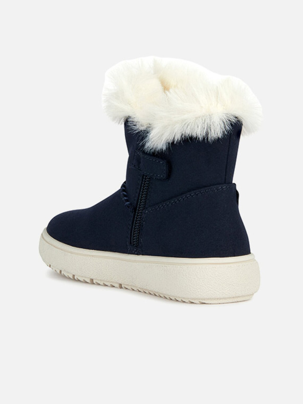 Geox Tmavomodré dievčenské členkové topánky Geox Theleven