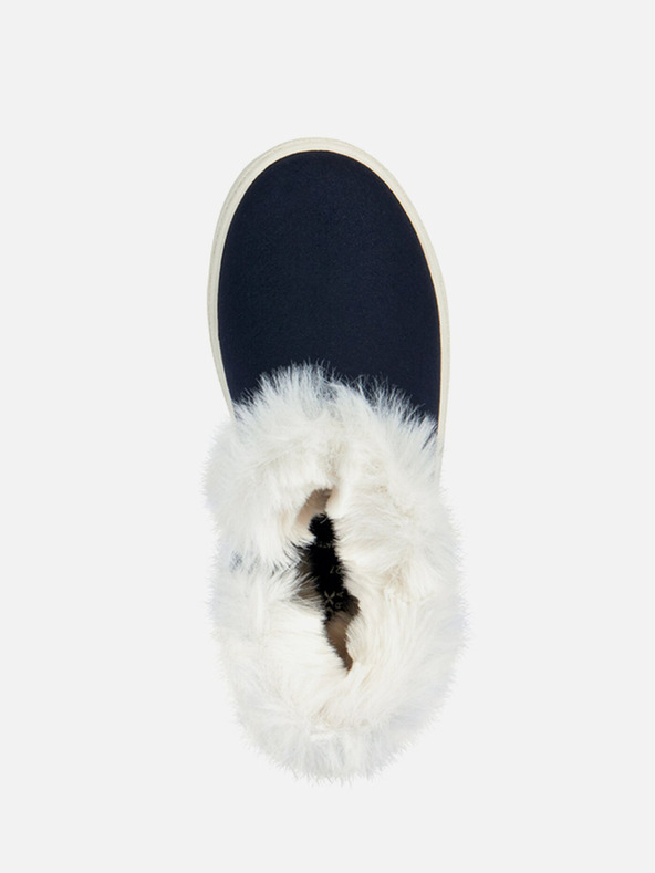 Geox Tmavomodré dievčenské členkové topánky Geox Theleven