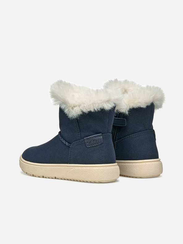 Geox Tmavomodré dievčenské členkové topánky Geox Theleven