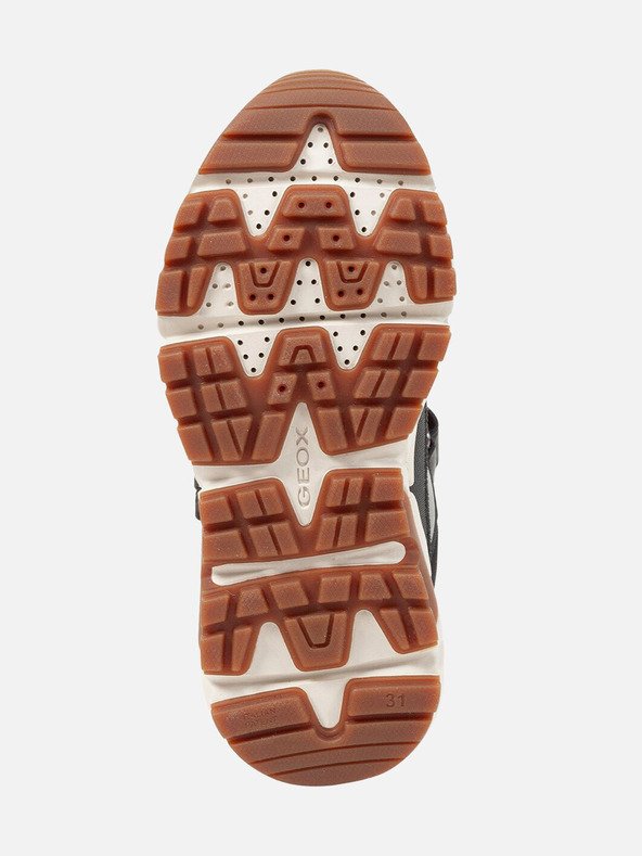 Geox Čierne chlapčenské členkové topánky Geox Flexyper Plus