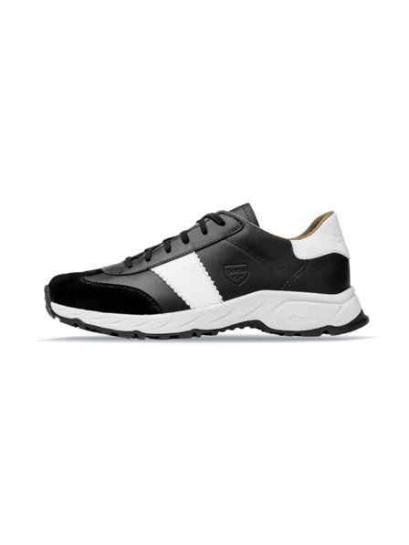 Vasky Botas Nordic Black- Pánske kožené outdoorové tenisky / topánky čiernobielej farby českej výroby zo Zlína