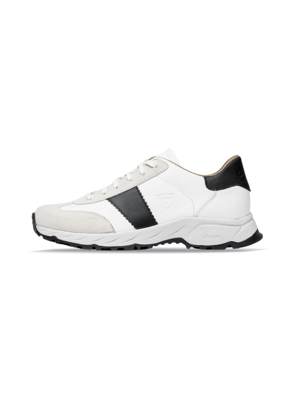 Vasky Botas Nordic Shadow - Pánske kožené outdoorové tenisky / topánky bielo-čierne českej výroby zo Zlína