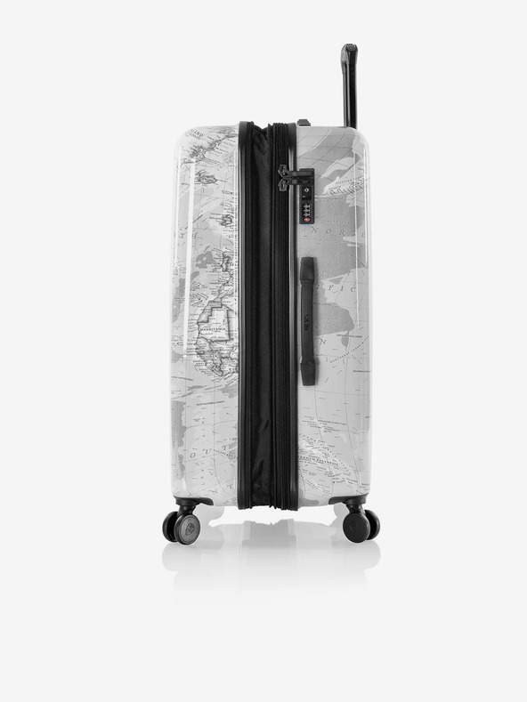 Heys Svetlošedý vzorovaný cestovný kufor Heys Journey 3G L