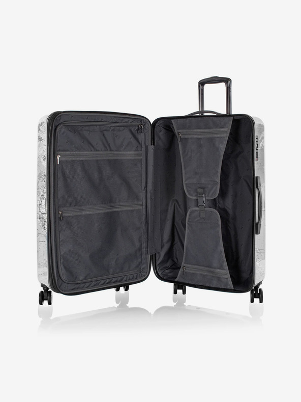 Heys Svetlošedý vzorovaný cestovný kufor Heys Journey 3G L