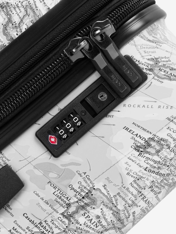 Heys Svetlošedý vzorovaný cestovný kufor Heys Journey 3G L