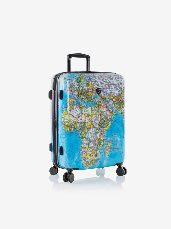 Heys Modrý vzorovaný cestovný kufor Heys Journey 3G M