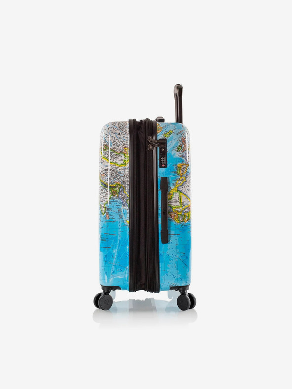 Heys Modrý vzorovaný cestovný kufor Heys Journey 3G M