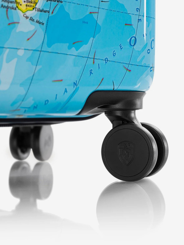 Heys Modrý vzorovaný cestovný kufor Heys Journey 3G M