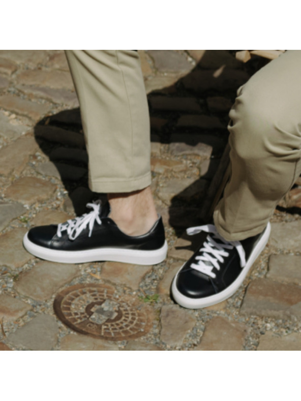 Vasky Dámske kožené tenisky/boty čierne Vasky Glory Black