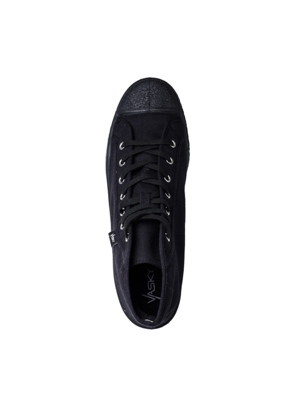 Vasky Dámske plátenné členkové tenisky / čižmy čierne Vasky Kanvasky High