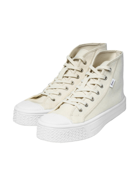 Vasky Dámske plátenné členkové tenisky / čižmy béžové Vasky Kanvasky High