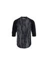 Horsefeathers Cyklistický dres Spike 3/4 - poltopánka/čierna HORSEFEATHERS
