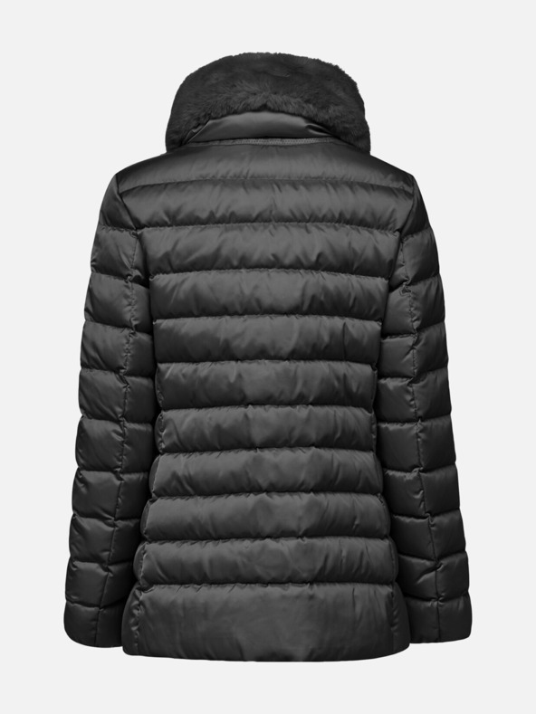 Geox Čierna dámska páperová bunda Geox Bettanie