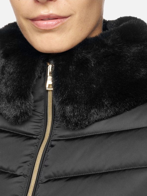 Geox Čierna dámska páperová bunda Geox Bettanie