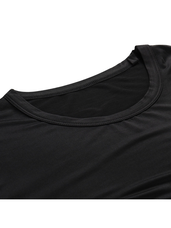 ALPINE PRO Dámske rýchloschnúce tričko s cool dry ALPINE PRO BASIKA čierne