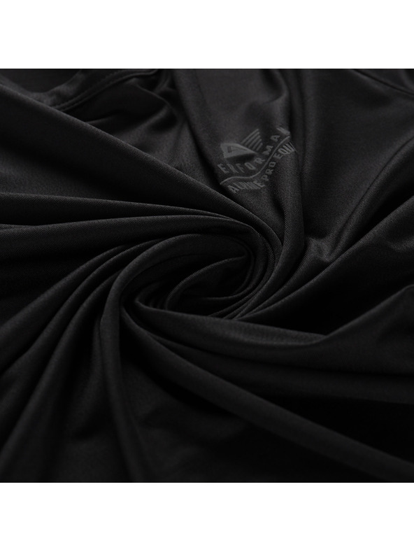 ALPINE PRO Dámske rýchloschnúce tričko s cool dry ALPINE PRO BASIKA čierne