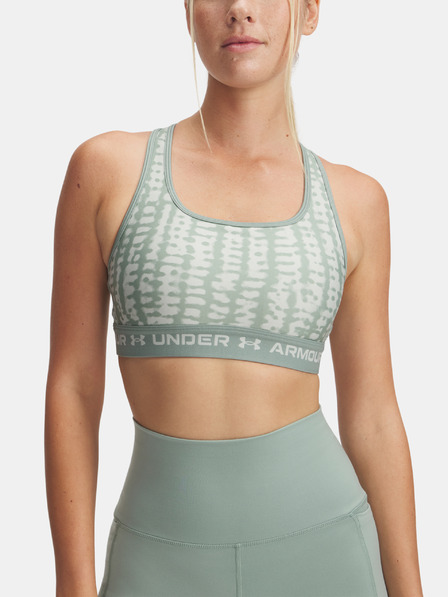 Under Armour Dámska podprsenka Under Armour Crossback Mid Print