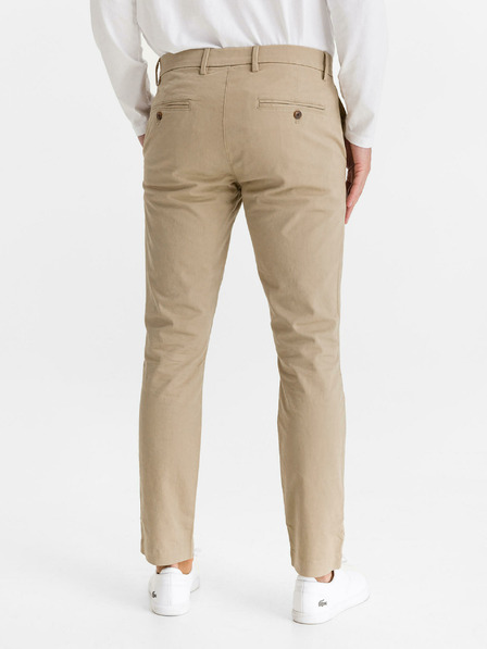 GAP Nohavice essential khaki skinny fit GapFlex GAP