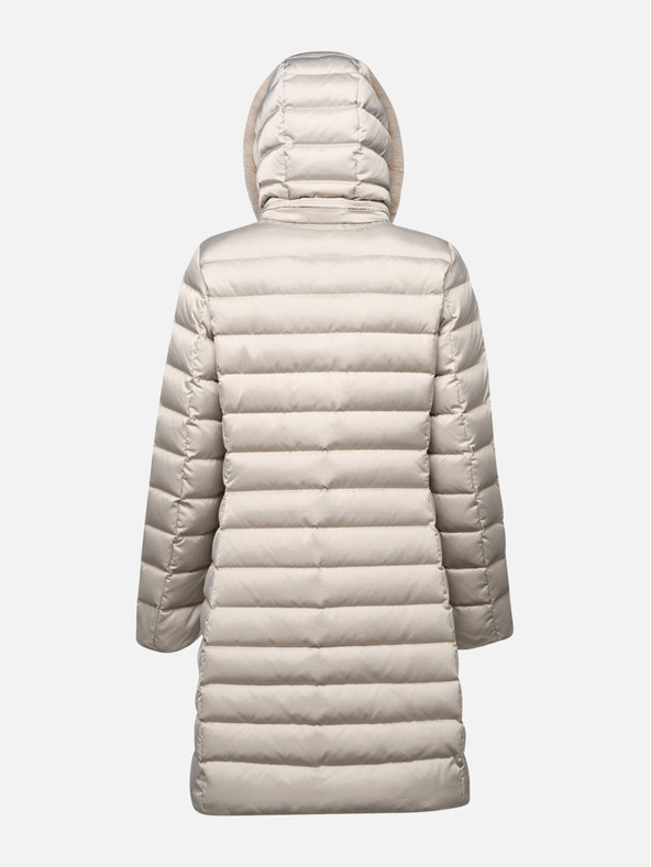 Geox Béžová dámska páperová bunda Geox Bettanie