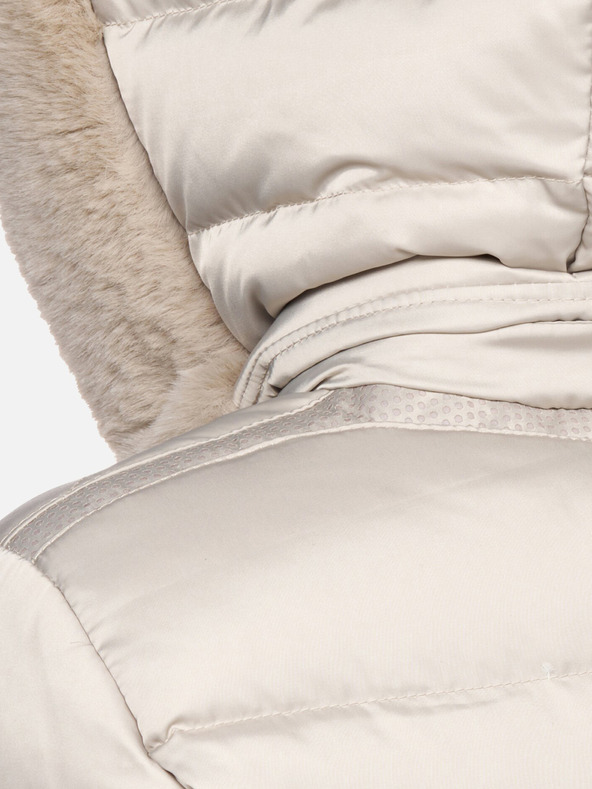 Geox Béžová dámska páperová bunda Geox Bettanie