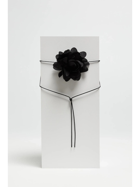 Moodo Čierny dámsky náhrdelník Moodo