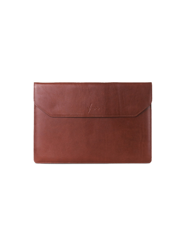 Vasky Kožené puzdro na MacBook, hnedé VASKY