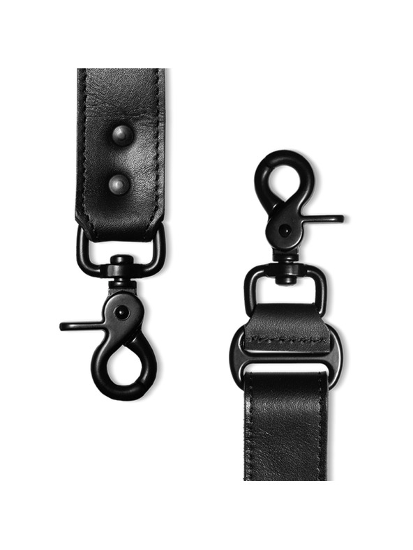 Vasky Kožená taška čierna VASKY