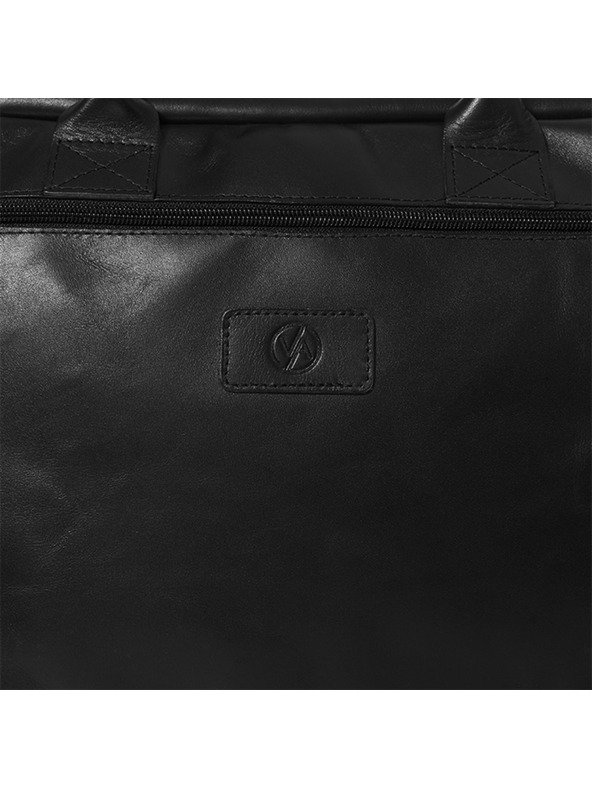 Vasky Kožená taška čierna VASKY