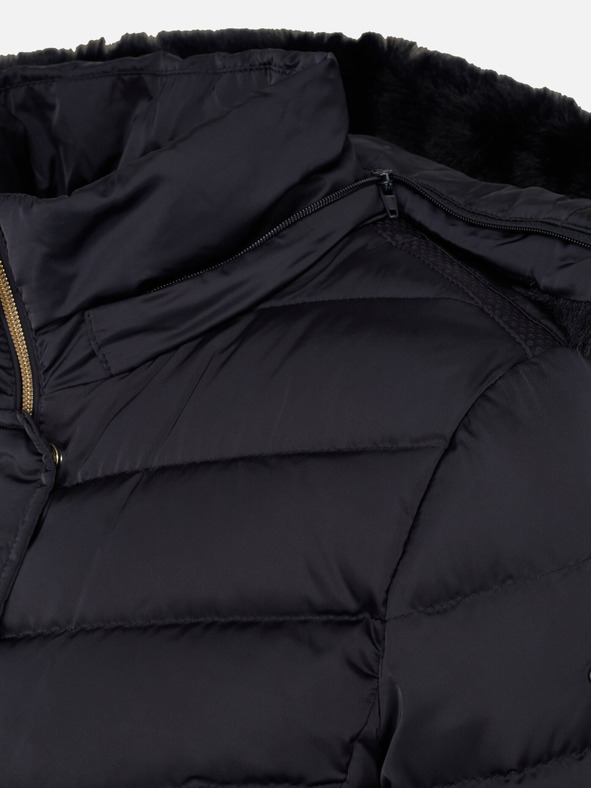 Geox Tmavomodrá dámska páperová bunda Geox Bettanie