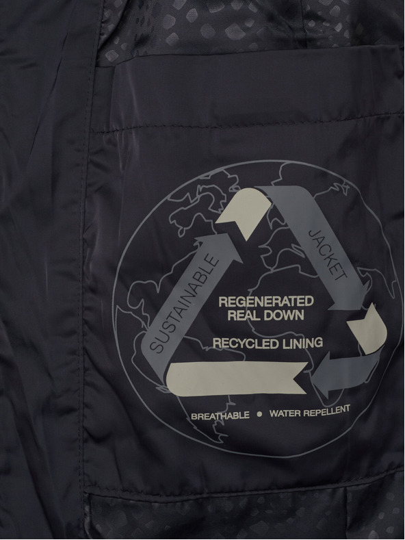 Geox Tmavomodrá dámska páperová bunda Geox Bettanie