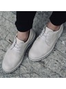 Vasky Dámske kožené poltopánky béžové - jar / jeseň topánky Flexiko
