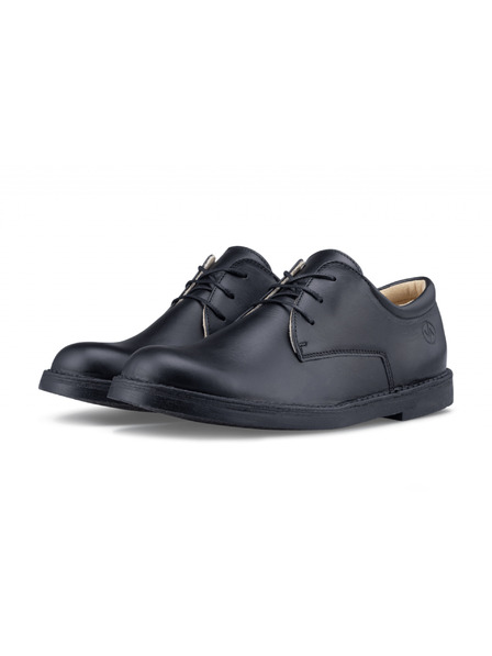 Vasky Dámske kožené slip on čierne - jarné / jesenné topánky Vasky Derby Dark