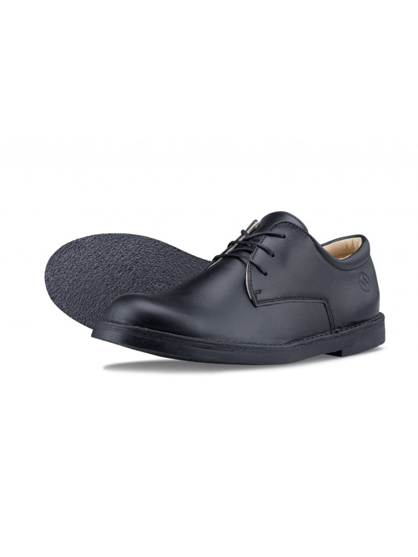 Vasky Dámske kožené slip on čierne - jarné / jesenné topánky Vasky Derby Dark