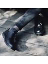 Vasky Dámske kožené slip on čierne - jarné / jesenné topánky Vasky Derby Dark