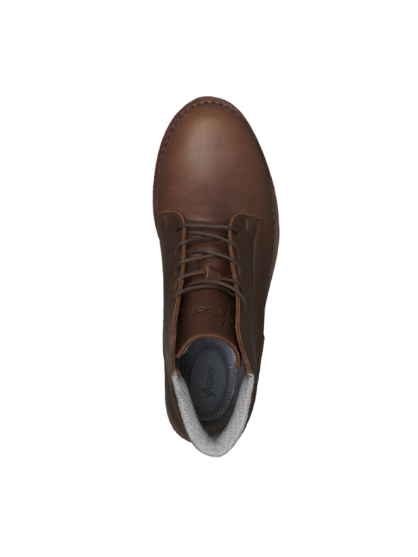 Vasky Dámske kožené členkové topánky hnedé - jesenné/zimné topánky, obuv Vasky Hillside Waterproof