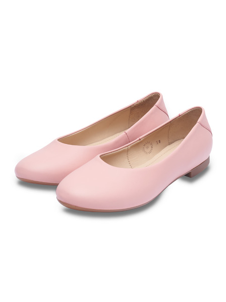 Vasky Vasky Misty Pink Kožené balerínky ružové - jarná / jesenná obuv česká výroba zo Zlína 35 EU